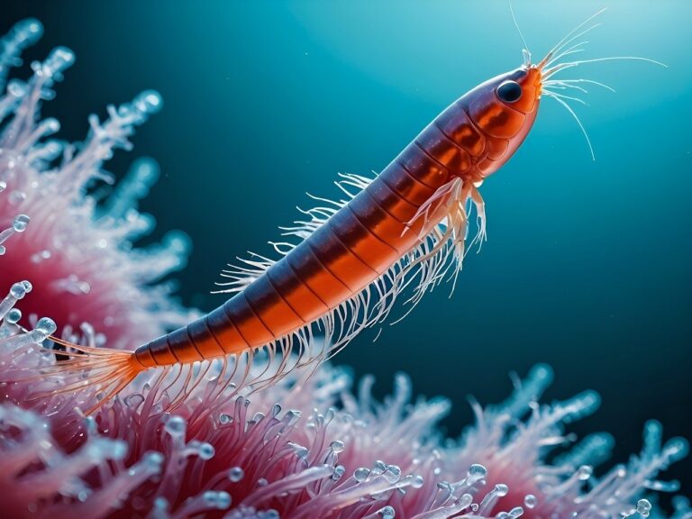 ai generated, krill, plankton, sea, nature, ocean, water, phytoplankton, animal, microbiology