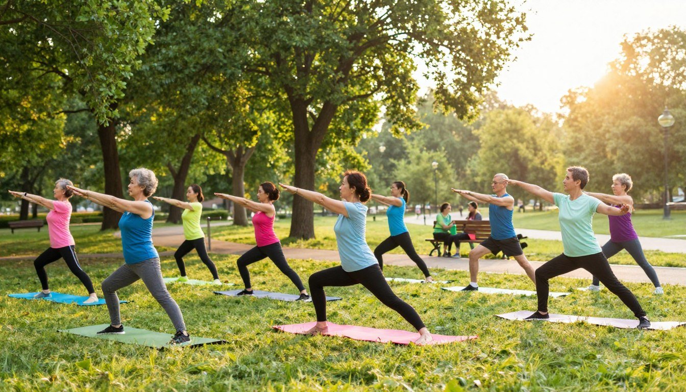 workout for adult aged 40 plusto toost vitality and prevent injury